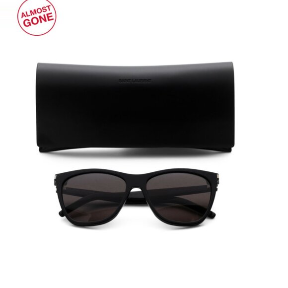 SAINT LAURENT Black 58mm Square Sunglasses - Picture 1 of 2